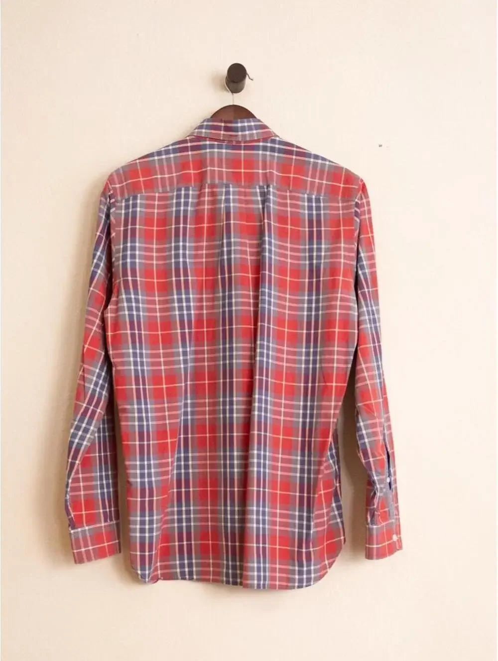 J.Crew Red Blue Plaid Button Down Shirt Men’s Small